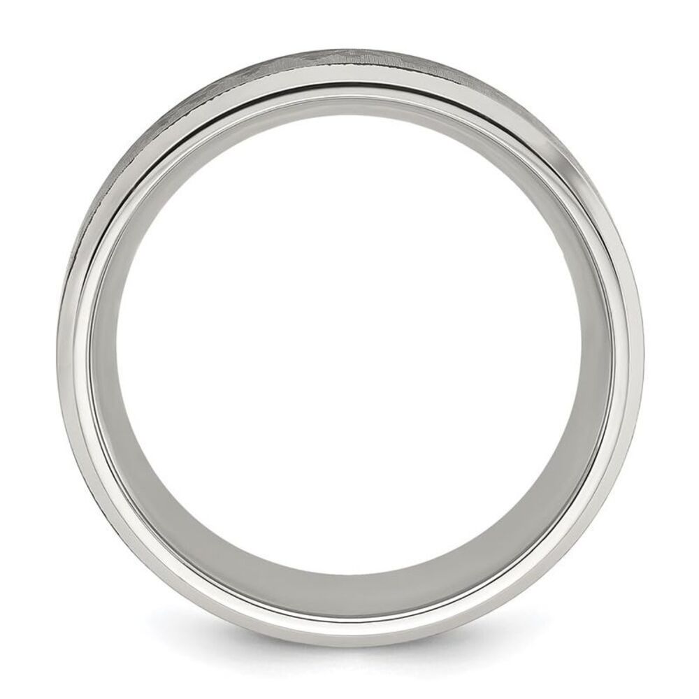 Kazi Luxury Chisel Titanium With Brushed Center L… - image 8